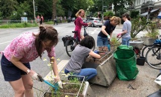 Pflanzkübel Aktion Fischers Allee
